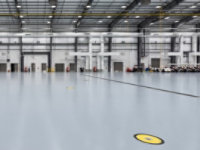 avionics shop flooring gray