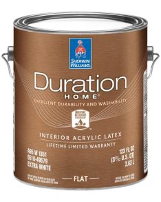 Sherwin-Williams Duration Interior Acrylic Latex paint.