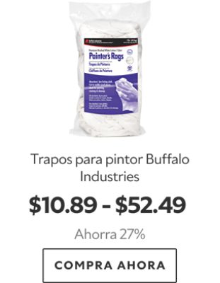 Trapos para pintor Buffalo Industries. $10.89-$52.49. Ahorra 27%. Compra ahora.