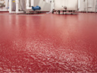 slip-resistant sanitary urethane mortar dairy flooring