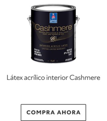 Látex acrílico interior Cashmere. Compra ahora.