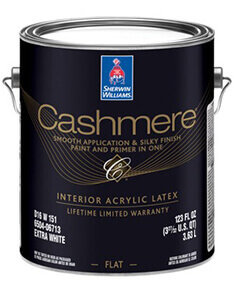 Sherwin Williams Cashmere Interior Acrylic Latex.