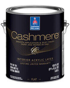 A gallon of Cashmere Interior Acrylic Latex.
