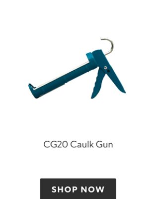 A teal CG20 caulk gun. Shop now.