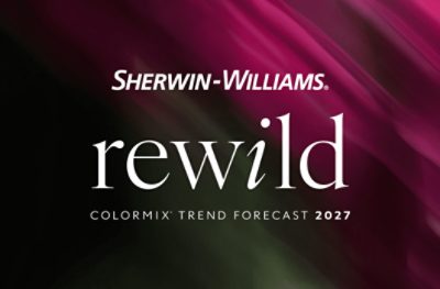 Sherwin-Williams® rewild Colormix© Trend Forecast 2027.
