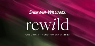 Sherwin-Williams® rewild Colormix© Trend Forecast 2027.