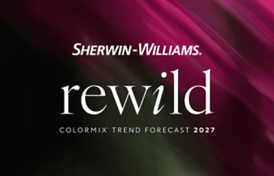 Sherwin-Williams® rewild Colormix© Trend Forecast 2027.