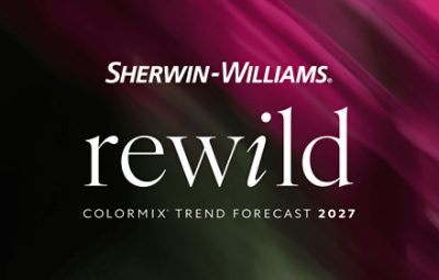Sherwin-Williams® rewild Colormix© Trend Forecast 2027.