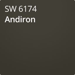 Color chip of Andiron SW 6174.