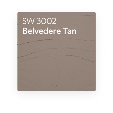 A color chip for SW 3002 Belvedere Tan.