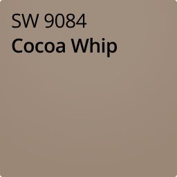 Color chip of Cocoa Whip SW 9084.