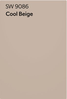 A color chip of SW 9086 Cool Beige.