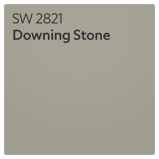 Color chip of Downing Stone SW 2821.