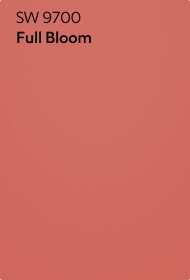 A color chip of SW 9700 Full Bloom.