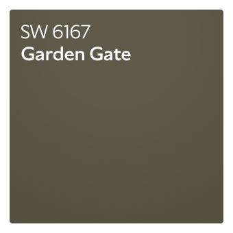 A color chip of SW 6167 Garden Gate.