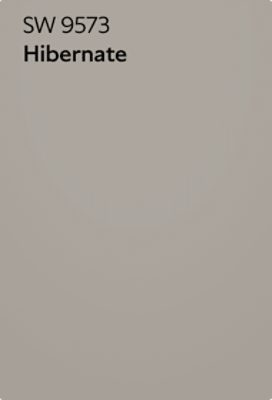 A color chip of SW 9573 Hibernate.