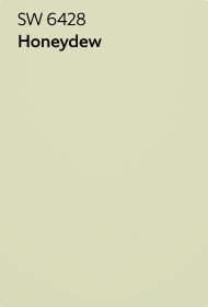A color chip of SW 6428 Honeydew.