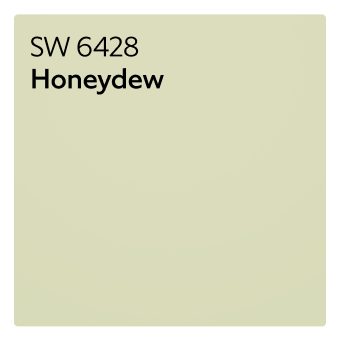 A color chip of SW 6428 Honeydew.