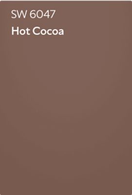 Color chip of Hot Cocoa SW 6047.