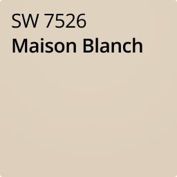 Color chip of Maison Blanch SW 7526.