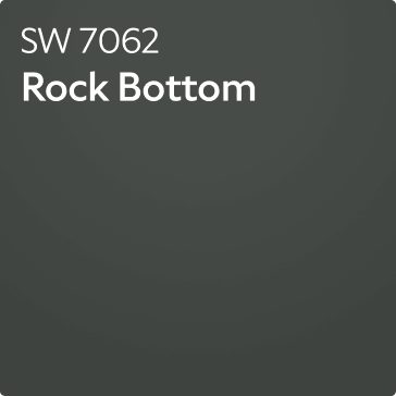 Color chip of SW 7062 Rock Bottom.