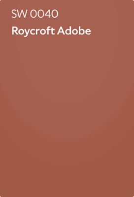 Color chip of Roycroft Adobe SW 0040.