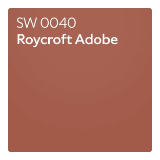 Color chip of Roycroft Adobe SW 0040.