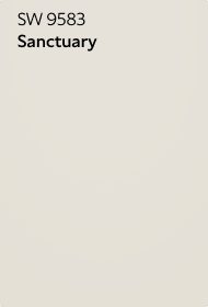 A Sherwin-Williams Color Chip for Sanctuary SW 9583.