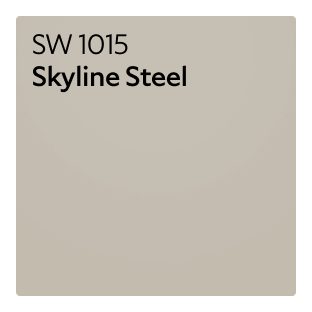 Color chip of Skyline Steel SW 1015.