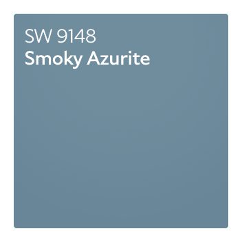 A color chip of SW 9148 Smoky Azurite.