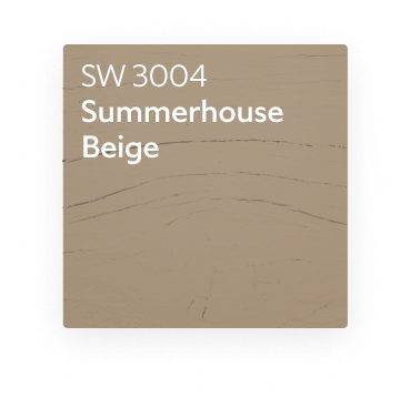 A color chip for SW 3004 Summerhouse Beige.