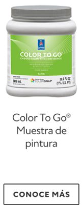 Color To Go® Muestra de pintura.