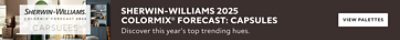 Sherwin-Williams Colormix Forecast 2025 Capsules. Discover this year's top trending hues. View palettes.