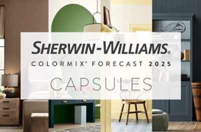 Sherwin-Williams Colormix Forecast 2025 Capsules.