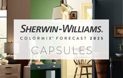 Sherwin-Williams Colormix Forecast 2025 Capsules.