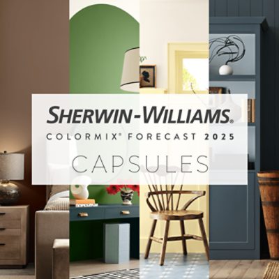 Sherwin-Williams Colormix Forecast 2025 Capsules.