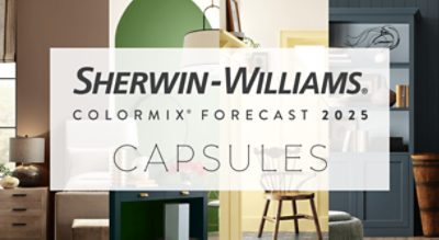 Sherwin-Williams Colormix Forecast 2025 Capsules.