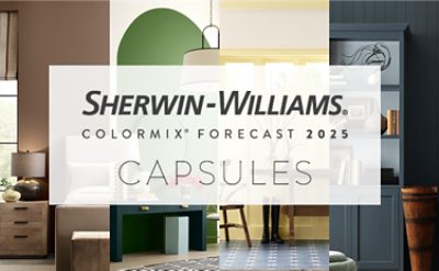 Sherwin-Williams Colormix Forecast 2025 Capsules.