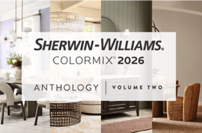 Sherwin-Williams Colormix 2026 Anthology Volume Two.