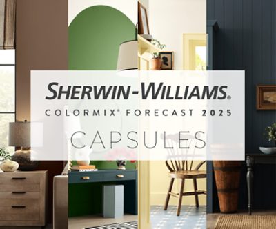 Sherwin-Williams Colormix Forecast 2025 Capsules.