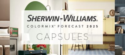 Sherwin-Williams Colormix Forecast 2025 Capsules.