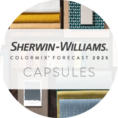 Sherwin-Williams Colormix Forecast 2025 Capsules.