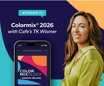 Episode 12. Colormix® 2026 with Cafe's TK Wismer. Colormixology by Sherwin-Williams.