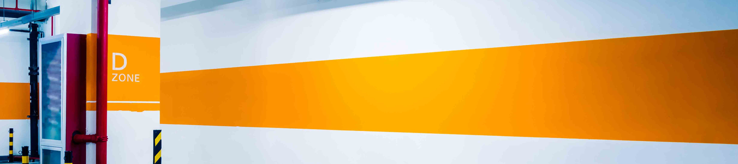 Parking garage with protective coatings