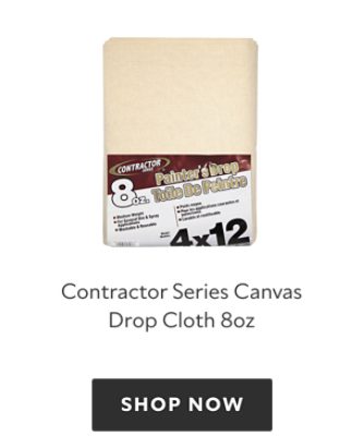 Contractor Series Canvas Drop Cloth 8oz. Shop now.