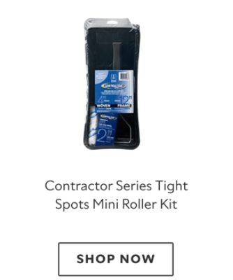 Contractor series tight spots mini roller kit.