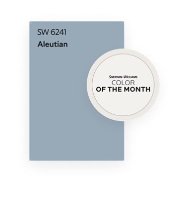 Sherwin-Williams Color of the Month Aleutian SW 6241.