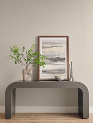 Entryway painted in Drift of Mist SW 9166.