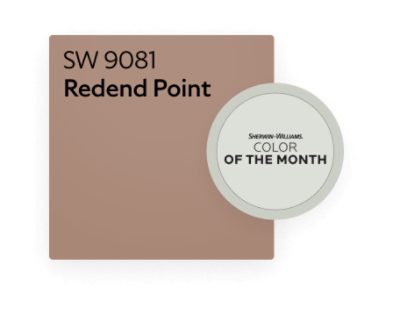 Sherwin-Williams Color of the Month. SW 9081 Redend Point.