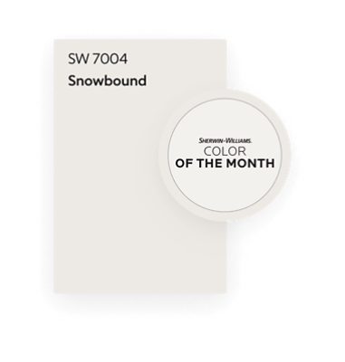 Sherwin-Williams Color of the Month Snowbound SW 7004.